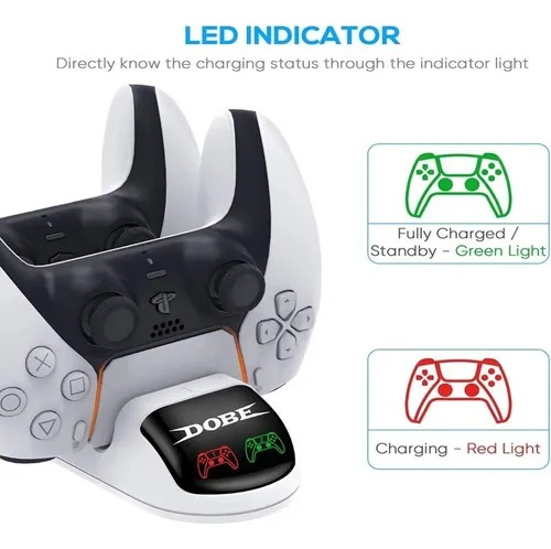 Base De Carga Dual Para Controles Ps5